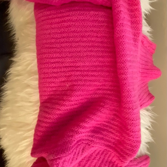 Bardot pink sweater XS long and baggy - Picture 3 of 9